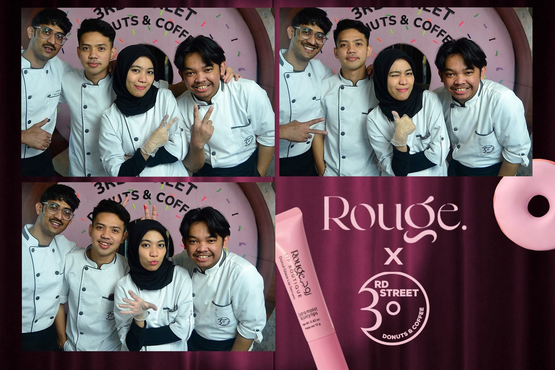 Rouge × 3rd Street Donuts & Coffee